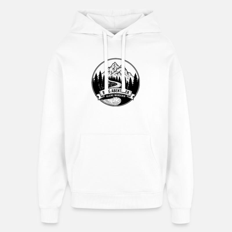 Petit randonneur - Sweat à capuche unisexe Stanley/Stella Oversized - blanc