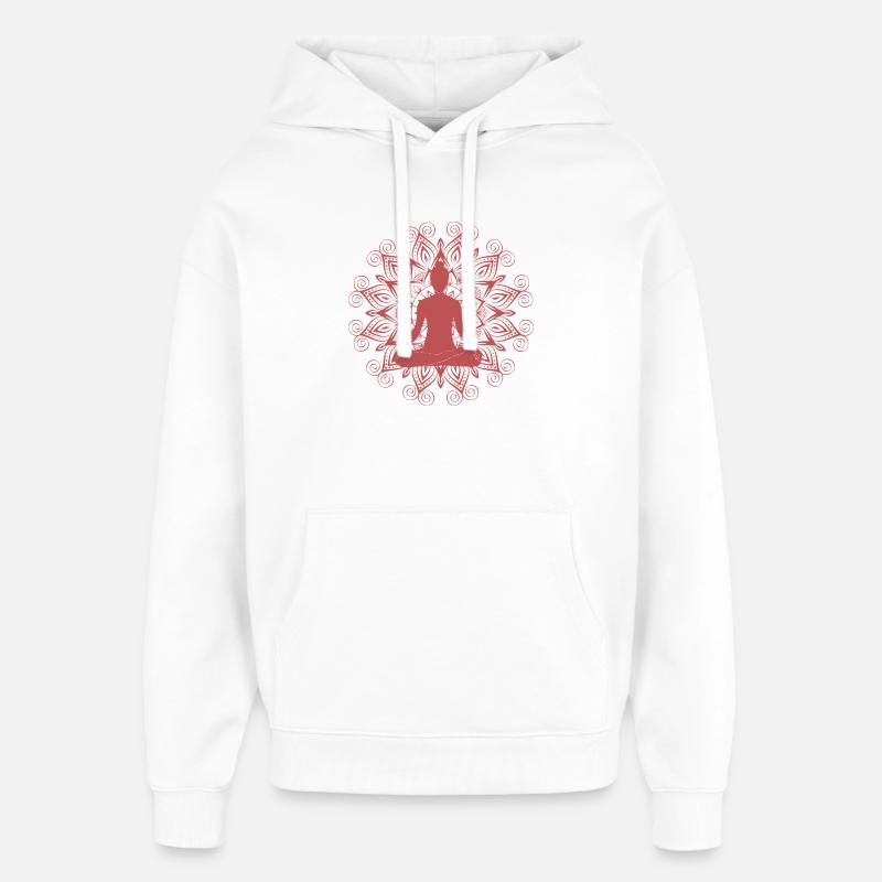 Retour à mon centre - Sweat à capuche unisexe Stanley/Stella Oversized - blanc