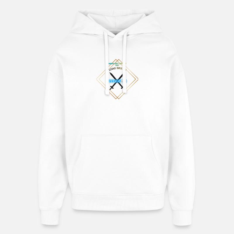 Compétences de charge de joueur - Sweat à capuche unisexe Stanley/Stella Oversized - blanc