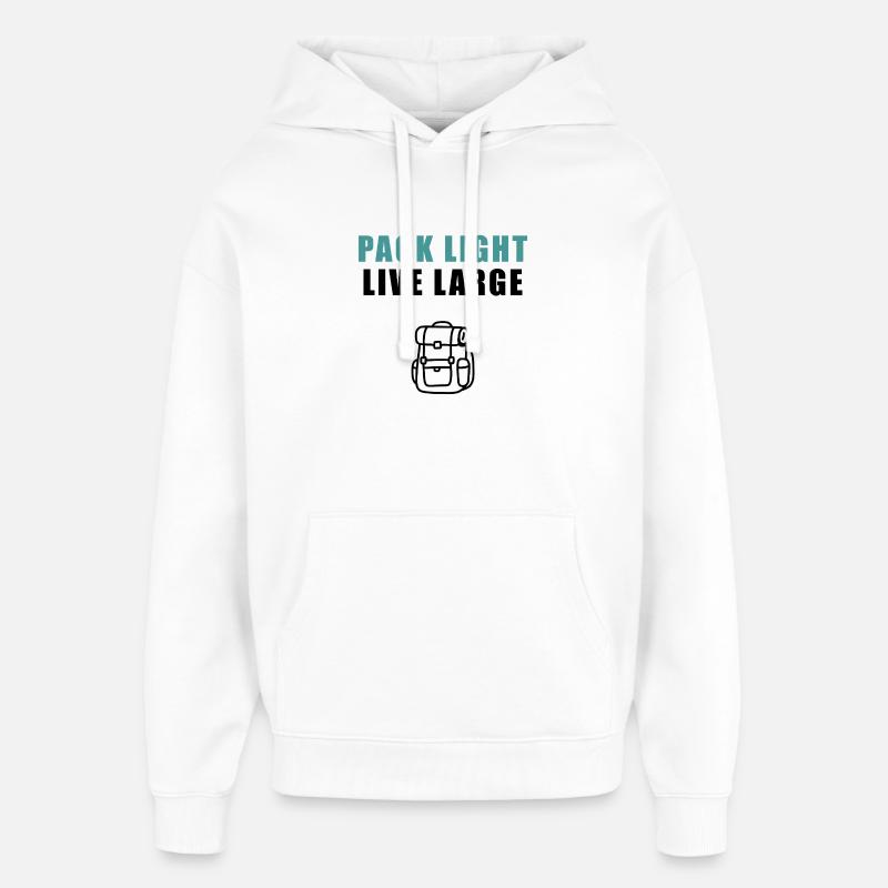 Pack Light Live Large Backpack - Oversized Unisex Hoodie von Stanley/Stella - Weiß