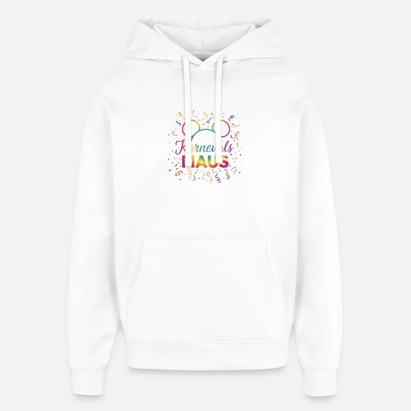 Souris de Carnaval - Sweat à capuche unisexe Stanley/Stella Oversized - blanc