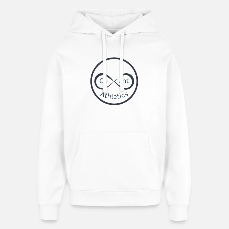 Logo d’athlétisme infini - Sweat à capuche unisexe Stanley/Stella Oversized - blanc