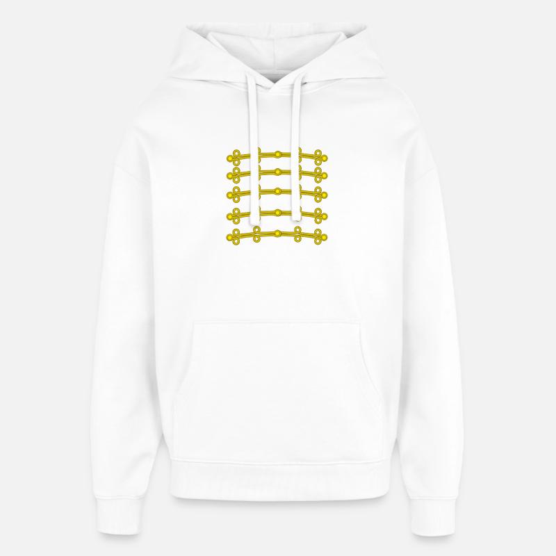 Napoléon Design - Sweat à capuche unisexe Stanley/Stella Oversized - blanc