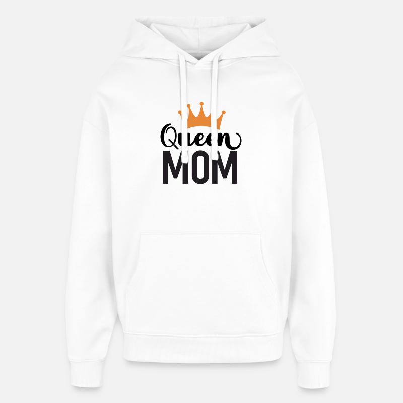 La Mère de la Reine - Sweat à capuche unisexe Stanley/Stella Oversized - blanc