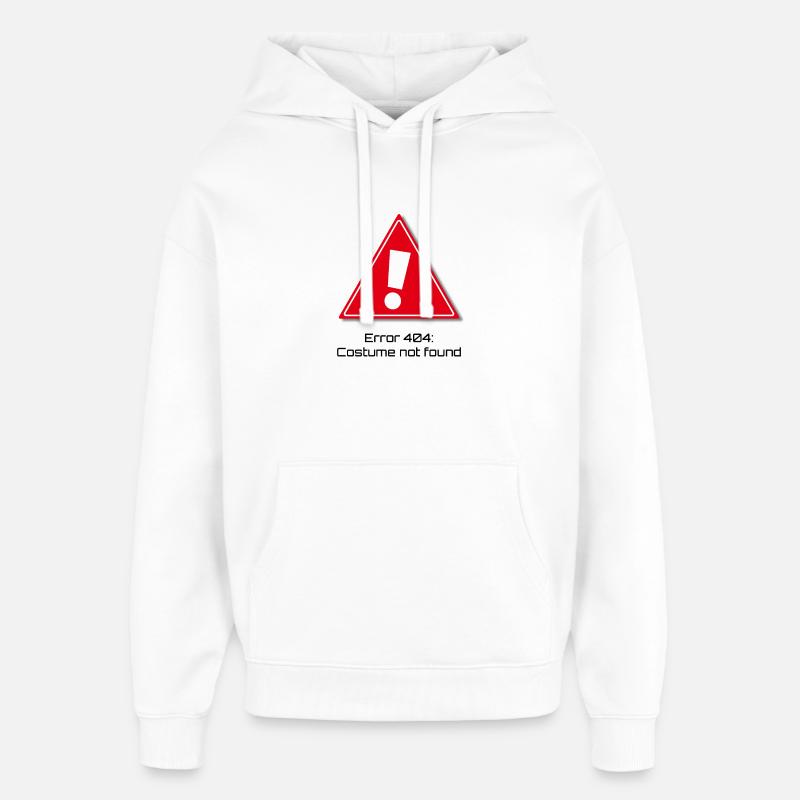 Error 404: Carnival - Oversized Unisex Hoodie by Stanley/Stella - white