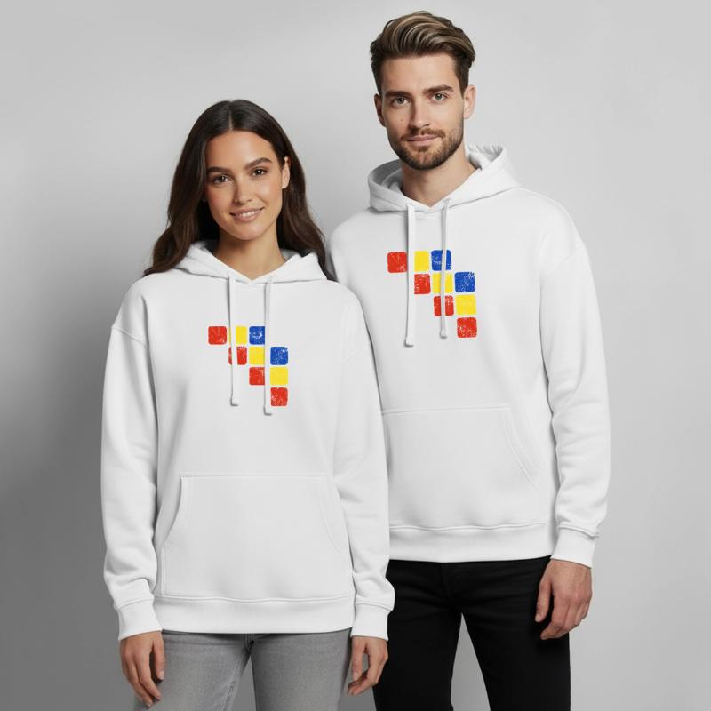 Colors Ornament Pattern - Basic Colors Oversized Unisex Hoodie by Stanley/Stella