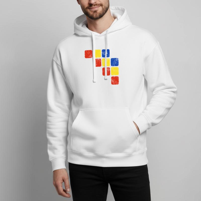 Colors Ornament Pattern - Basic Colors Oversized Unisex Hoodie by Stanley/Stella