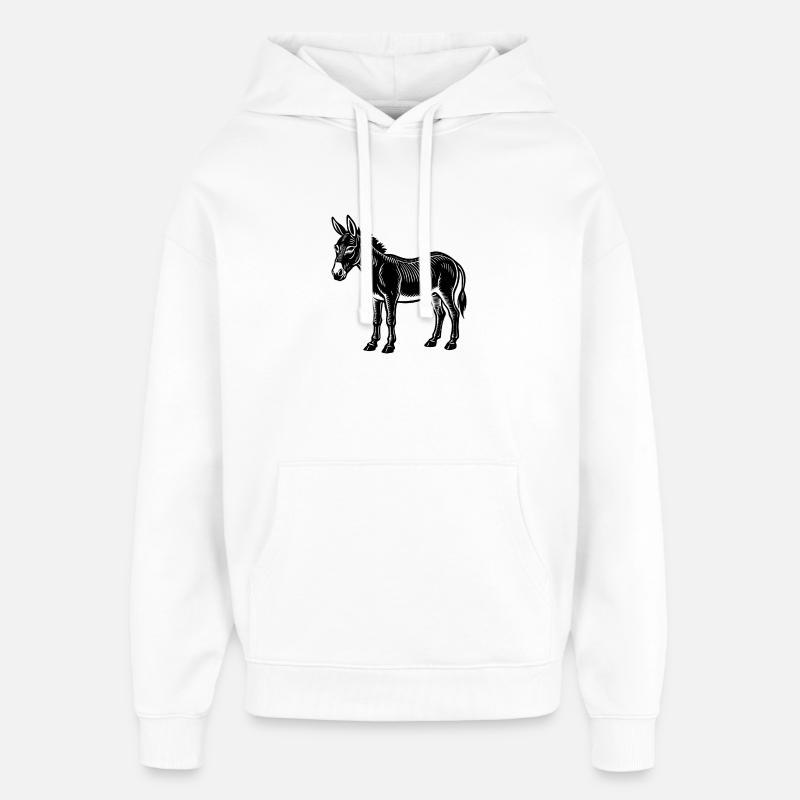 Mule - Sweat à capuche unisexe Stanley/Stella Oversized - blanc