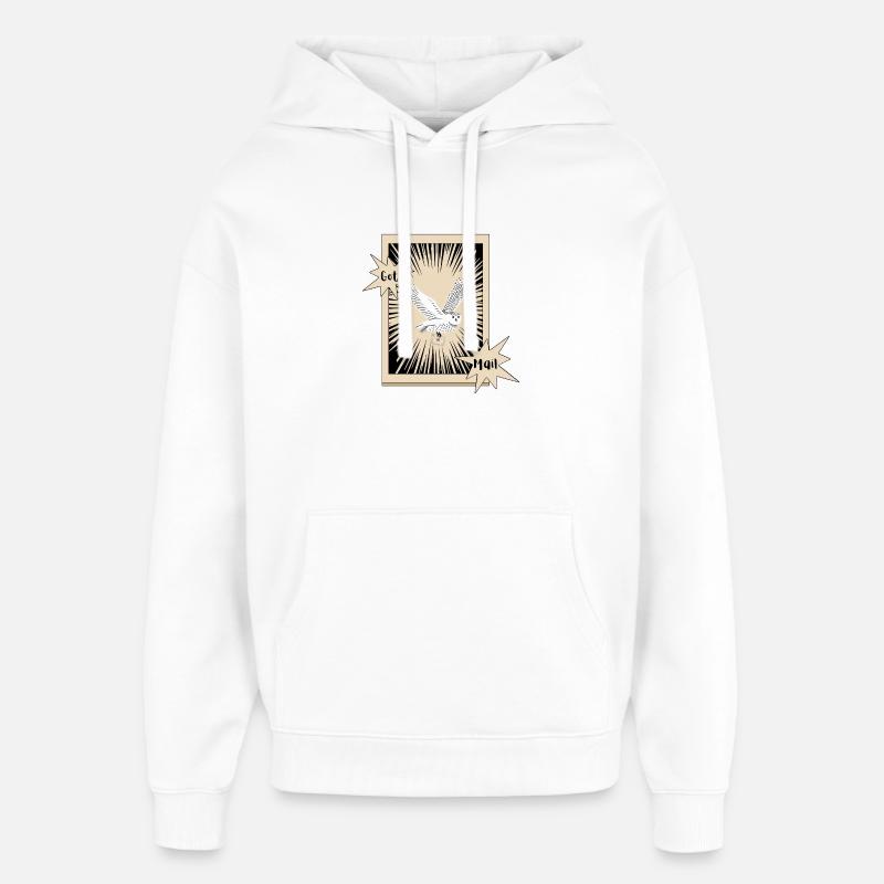 Got Mail Owl Briefeule Schneeeule - Oversized Unisex Hoodie von Stanley/Stella - Weiß