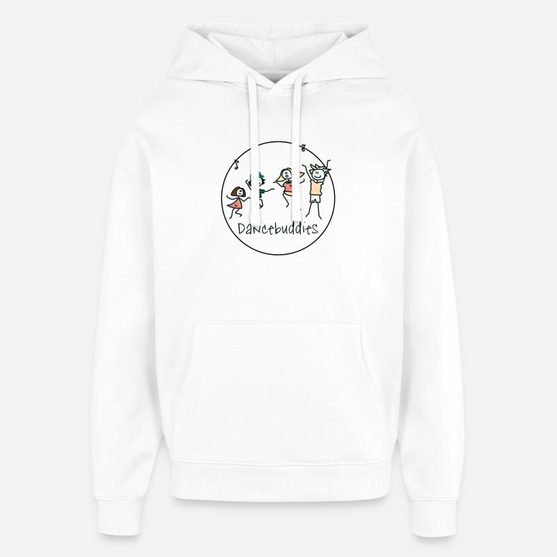 Danseurs - Sweat à capuche unisexe Stanley/Stella Oversized - blanc