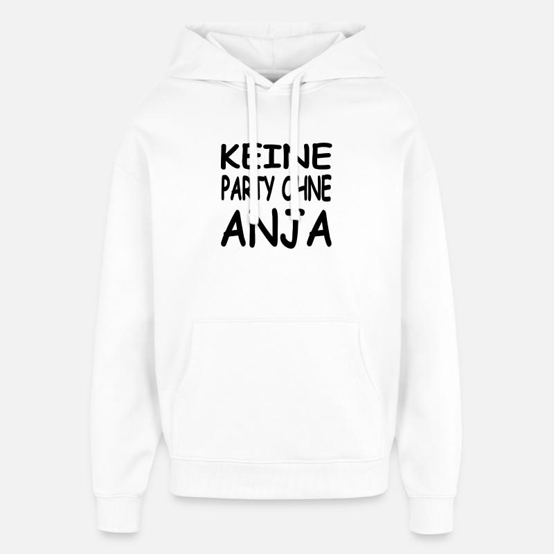 Anja - Sweat à capuche unisexe Stanley/Stella Oversized - blanc