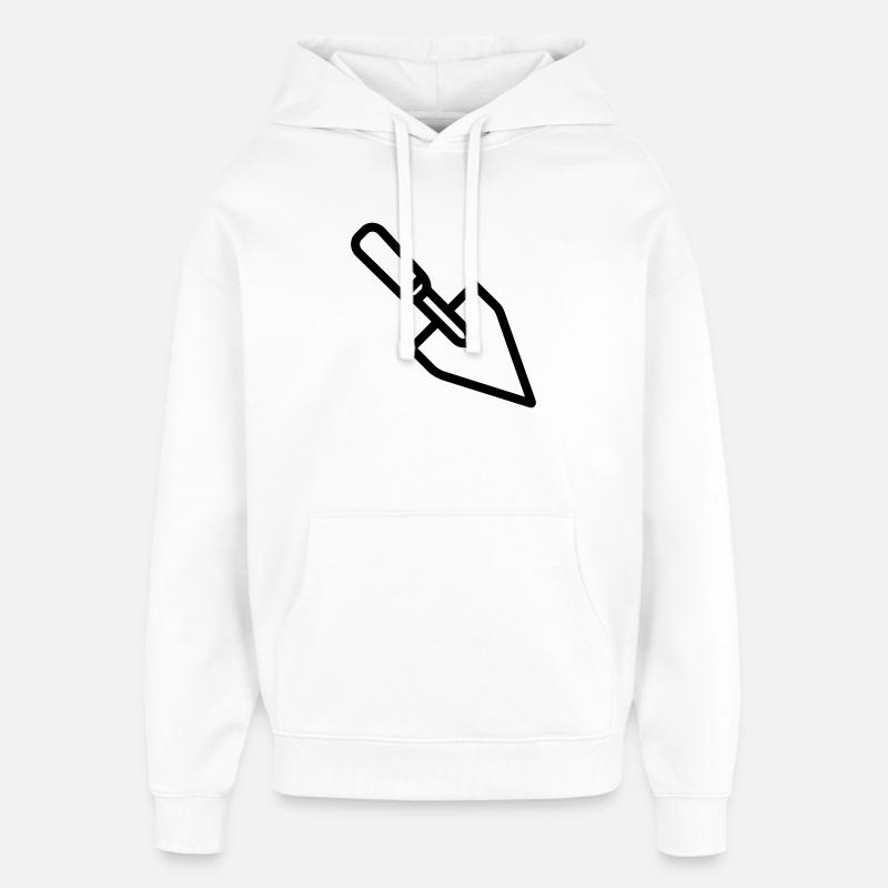 truelle - Sweat à capuche unisexe Stanley/Stella Oversized - blanc