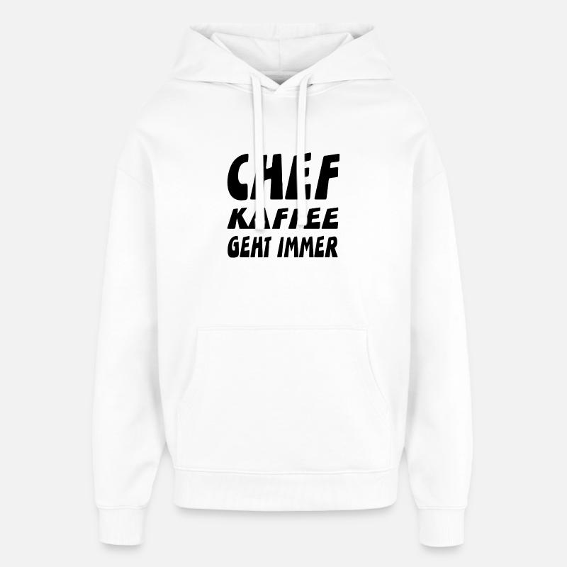 patron - Sweat à capuche unisexe Stanley/Stella Oversized - blanc