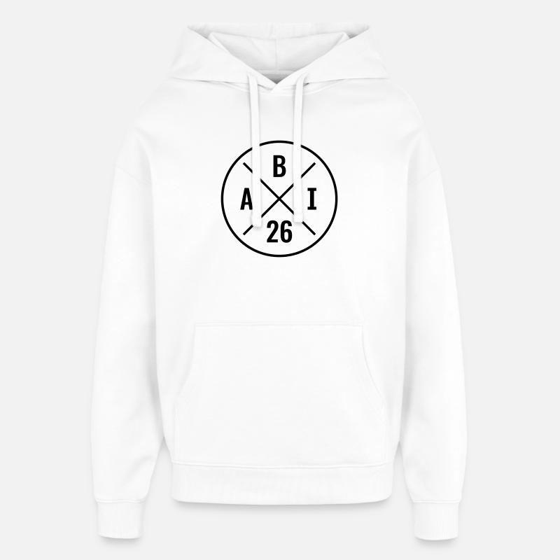 ABI 2026 - Sweat à capuche unisexe Stanley/Stella Oversized - blanc