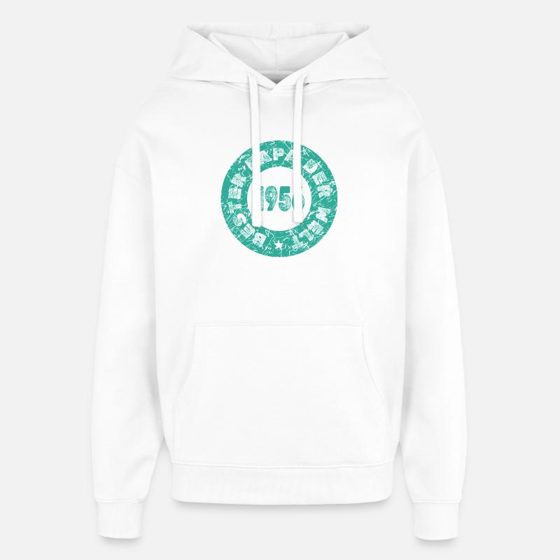 Charrette à bras 1956 - Sweat à capuche unisexe Stanley/Stella Oversized - blanc