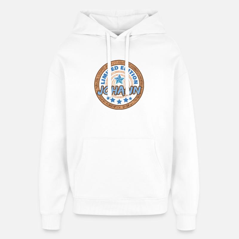 Cadeau pour Johann - Sweat à capuche unisexe Stanley/Stella Oversized - blanc