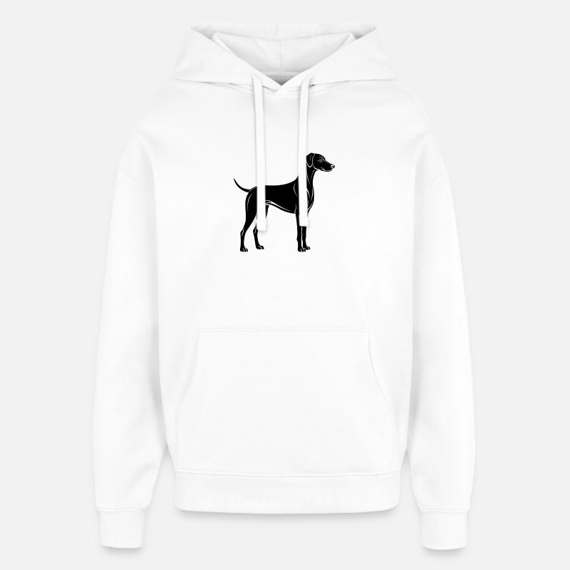 Intrigue Hound - Sweat à capuche unisexe Stanley/Stella Oversized - blanc