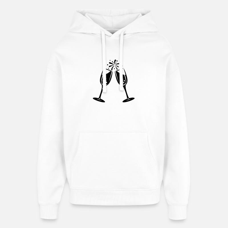 Toasts - Sweat à capuche unisexe Stanley/Stella Oversized - blanc