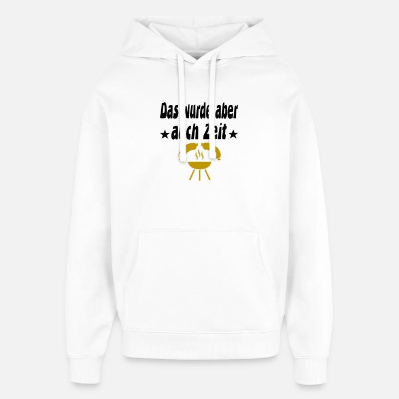 Griller - Sweat à capuche unisexe Stanley/Stella Oversized - blanc
