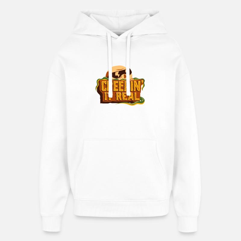 Ça rampe vraiment. - Sweat à capuche unisexe Stanley/Stella Oversized - blanc