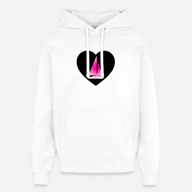 Voile - Sweat à capuche unisexe Stanley/Stella Oversized - blanc