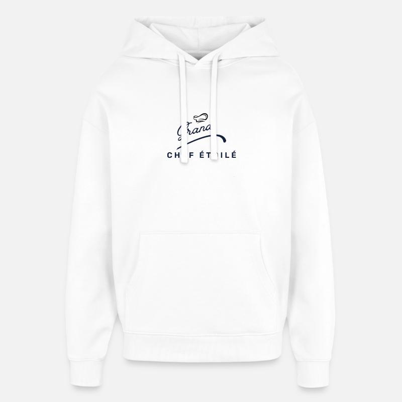 Grand chef étoilé chef de cuisine - Sweat à capuche unisexe Stanley/Stella Oversized - blanc