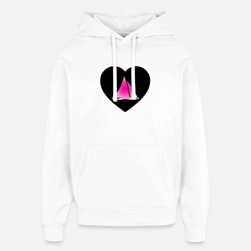 Voile - Sweat à capuche unisexe Stanley/Stella Oversized - blanc