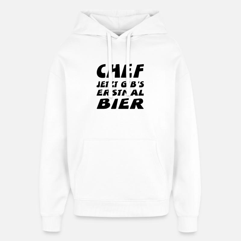 Chef - Oversized Unisex Hoodie von Stanley/Stella - Weiß