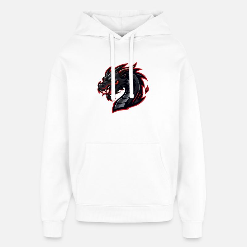 Dragon Esports - Sweat à capuche unisexe Stanley/Stella Oversized - blanc