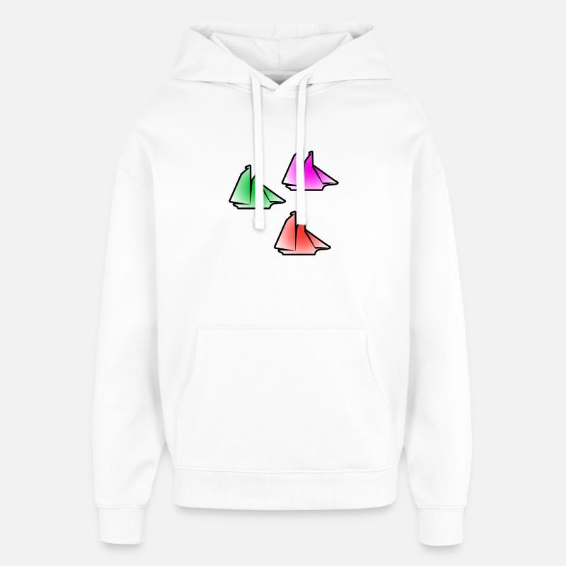 Voile - Sweat à capuche unisexe Stanley/Stella Oversized - blanc