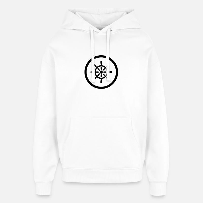 Voile - Sweat à capuche unisexe Stanley/Stella Oversized - blanc