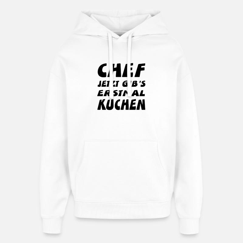 Chef - Oversized Unisex Hoodie von Stanley/Stella - Weiß