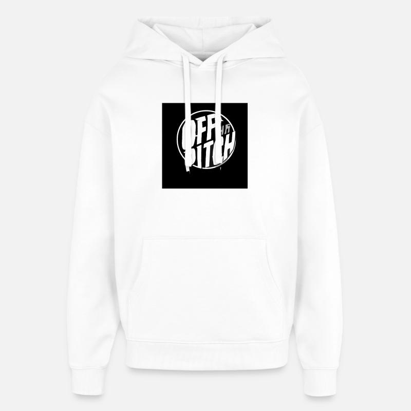 Off the Pitch Circle Logo - Oversized Unisex Hoodie von Stanley/Stella - Weiß