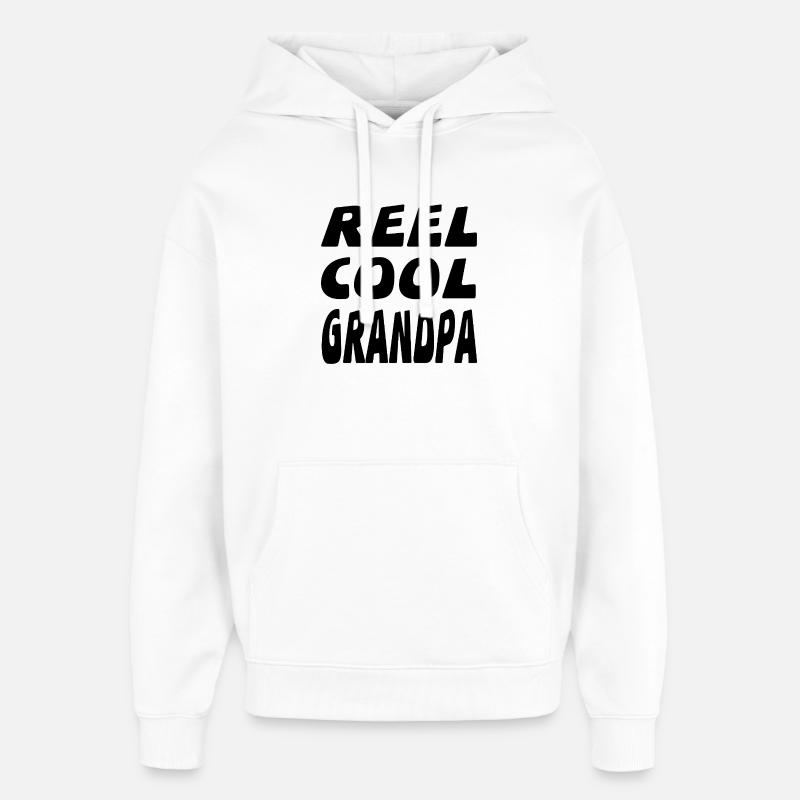 Opa - Oversized Unisex Hoodie von Stanley/Stella - Weiß