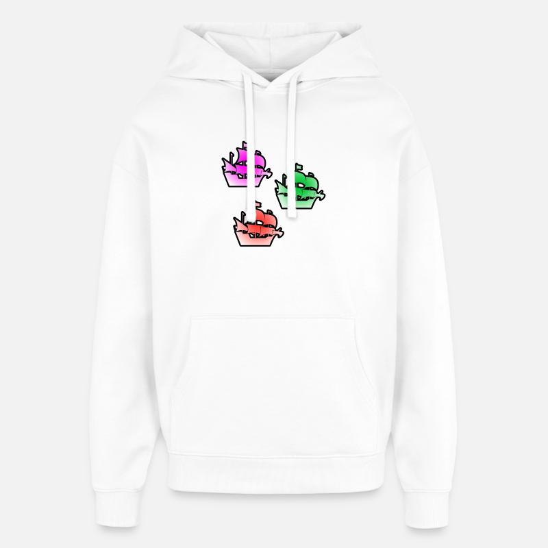 Voile - Sweat à capuche unisexe Stanley/Stella Oversized - blanc