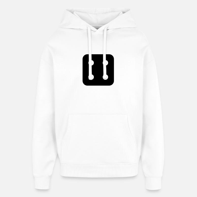 Dit - Sweat à capuche unisexe Stanley/Stella Oversized - blanc