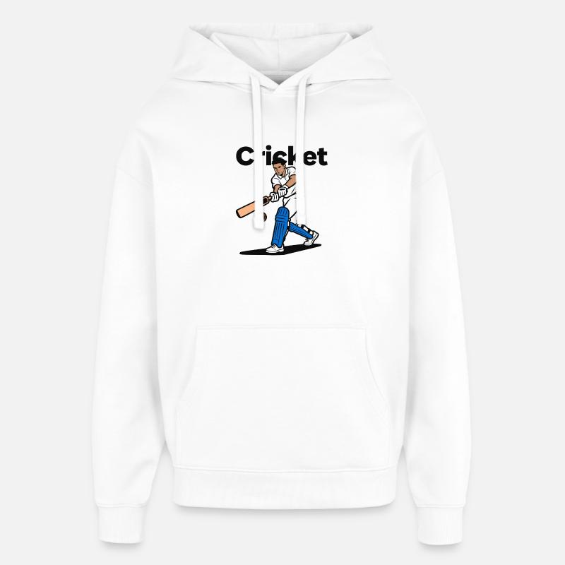 Cricket - Sweat à capuche unisexe Stanley/Stella Oversized - blanc