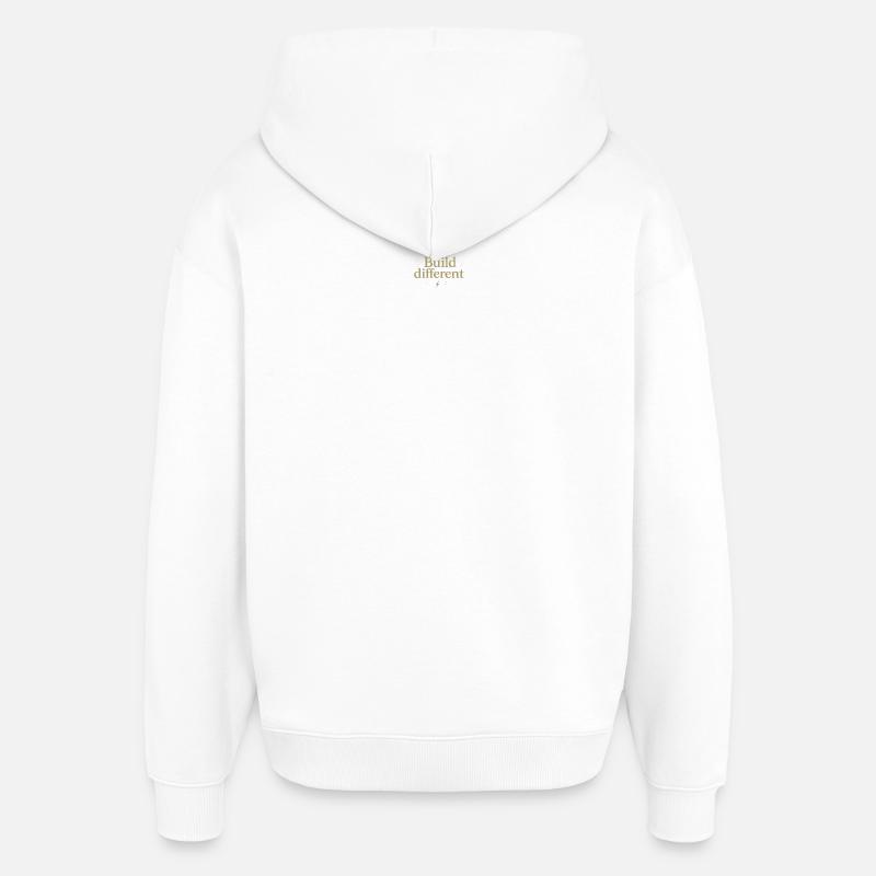 Design inspirant avec citation - Sweat à capuche unisexe Stanley/Stella Oversized - blanc