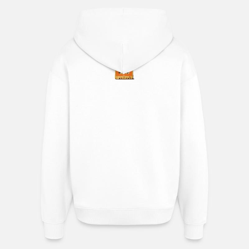 Mixtape Cassette rétro - Sweat à capuche unisexe Stanley/Stella Oversized - blanc