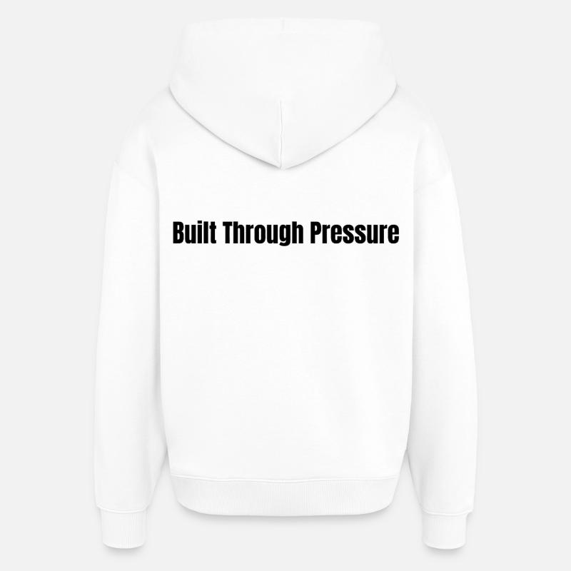 Construit par pression l LateNightGrind - Sweat à capuche unisexe Stanley/Stella Oversized - blanc