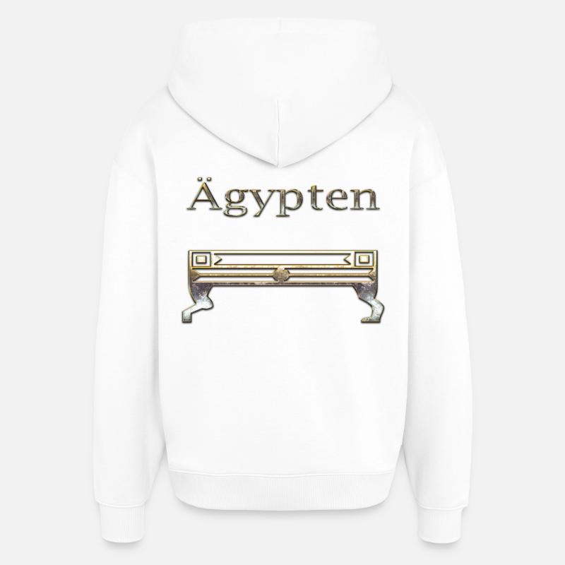 Egypte 91 - Sweat à capuche unisexe Stanley/Stella Oversized - blanc