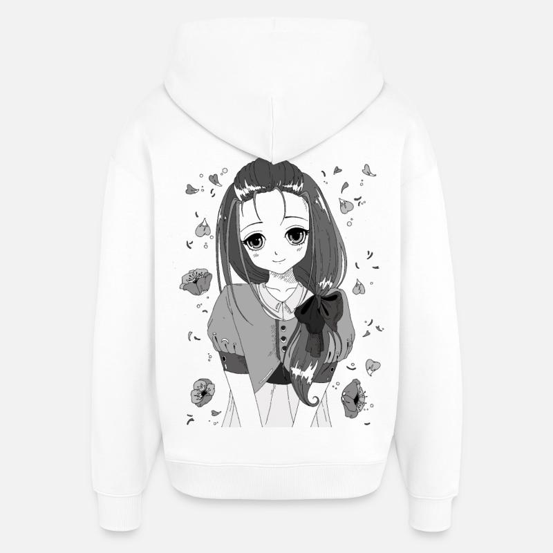 manga - Oversized Unisex Hoodie by Stanley/Stella - white