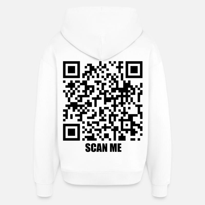 Message de citation – Volons ensemble - Sweat à capuche unisexe Stanley/Stella Oversized - blanc