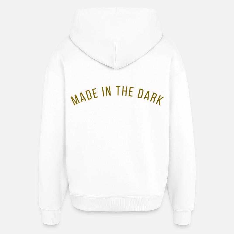 MADE IN THE DARK - Motivation - Sweat à capuche unisexe Stanley/Stella Oversized - blanc