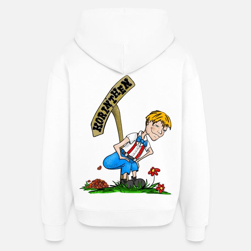 Craquelin Blonde - Sweat à capuche unisexe Stanley/Stella Oversized - blanc