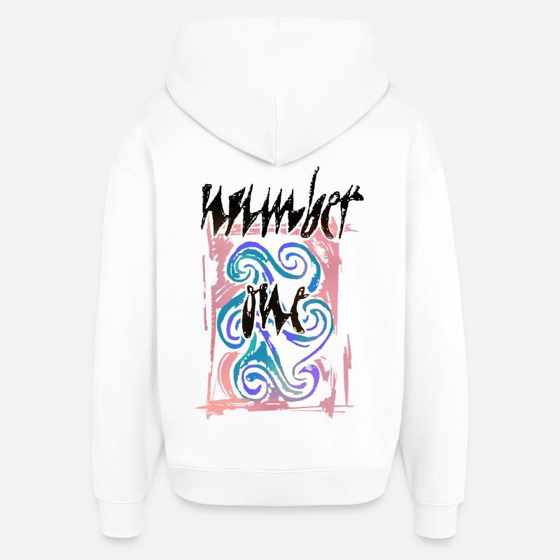 MAISON ANCIENNE SHARKYS Numéro un - Sweat à capuche unisexe Stanley/Stella Oversized - blanc