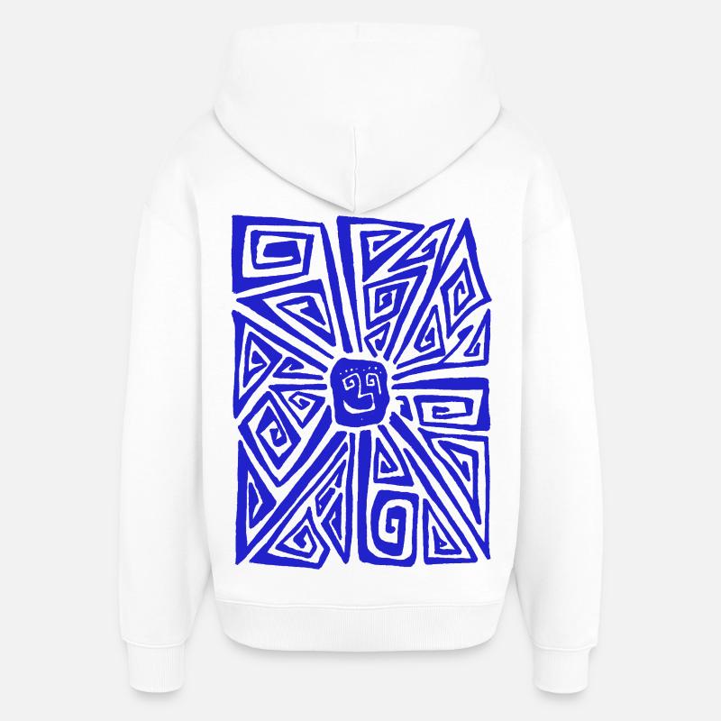 STRANGE SUN - Sweat à capuche unisexe Stanley/Stella Oversized - blanc