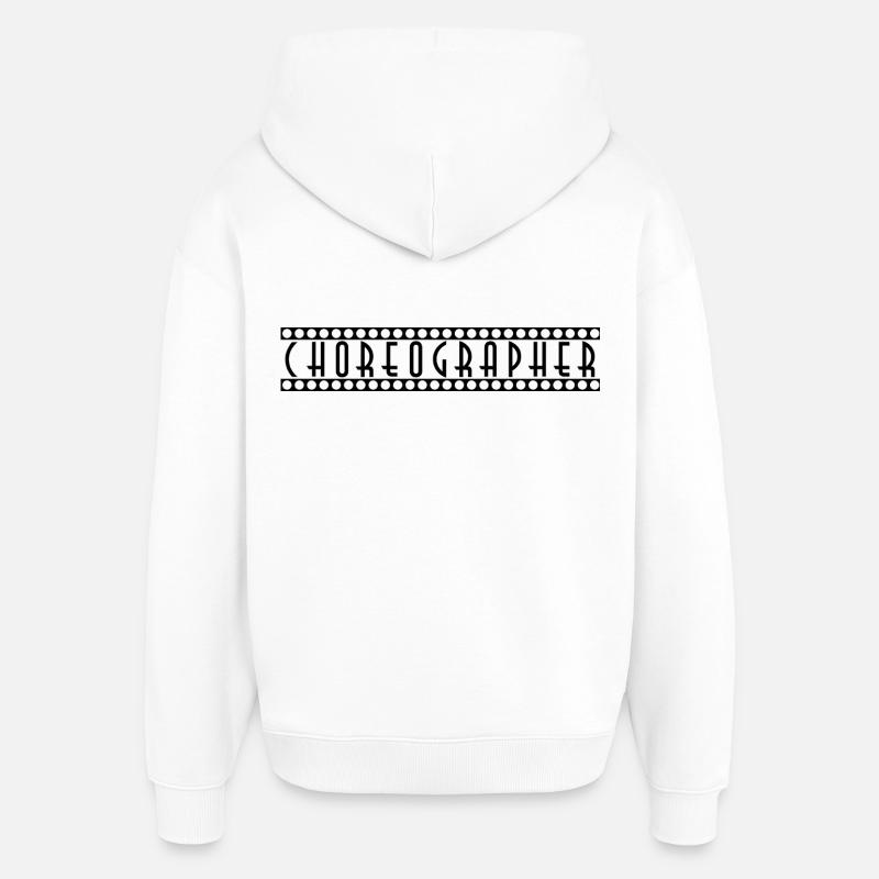 Chorégraphe - Sweat à capuche unisexe Stanley/Stella Oversized - blanc