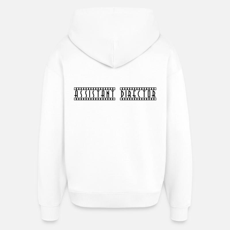 Assistant_Director - Sweat à capuche unisexe Stanley/Stella Oversized - blanc