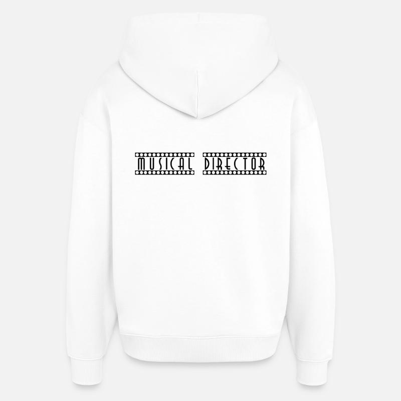 Musical_Director - Sweat à capuche unisexe Stanley/Stella Oversized - blanc